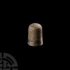 Georgian Silver Thimble with 'S L'