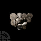 Post Medieval Love Token and Other Silver Artefact Group