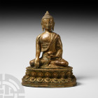 Sino-Tibetan Gilt Buddha Figure