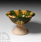 Chinese Tang Dynasty Glazed Offering Bowl