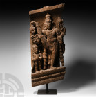 Indian Temple Fragment with Shiva as Gajasurasamhara