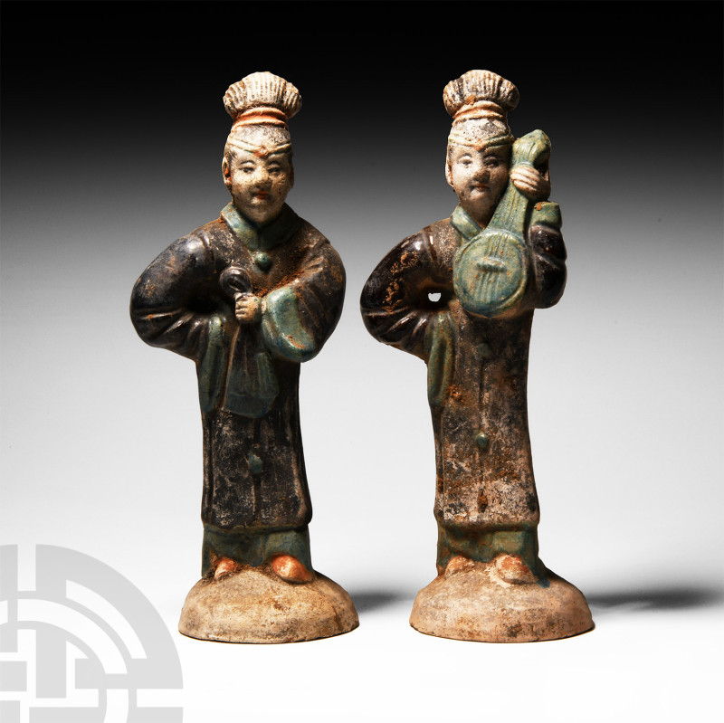 Chinese Ming Figure Pair
Late Ming Dynasty-early Qing Dynasty, 16th-17th centur...