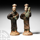 Chinese Ming Figure Pair