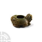 Chinese Han Style Bronze Dragon Turtle