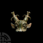 Chinese Han Style Bronze Animal Finial