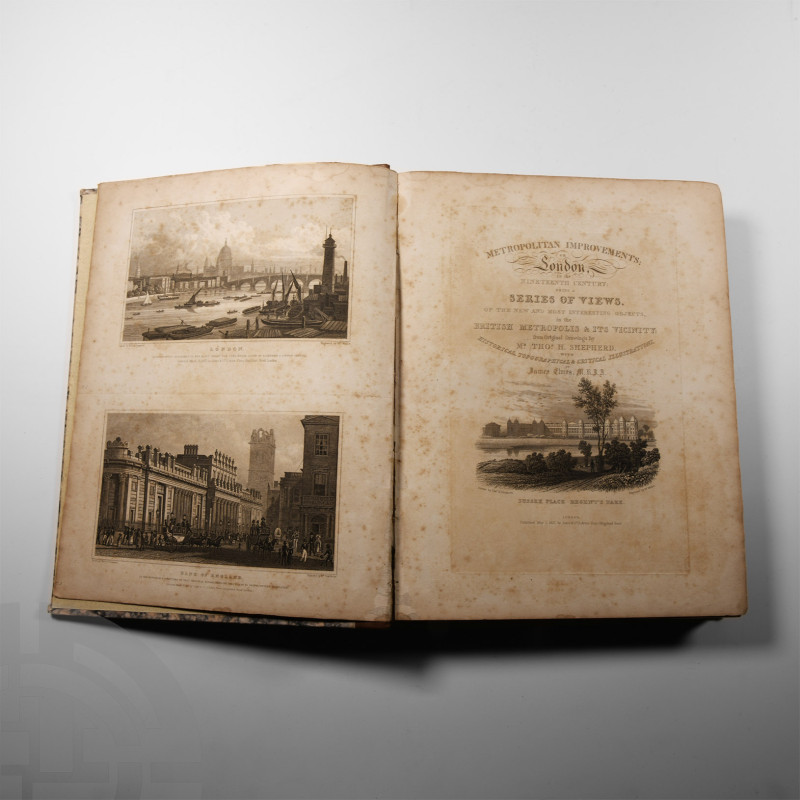 Books - Shepherd - Metropolitan Improvements London
Published 1827 A.D. Thomas ...