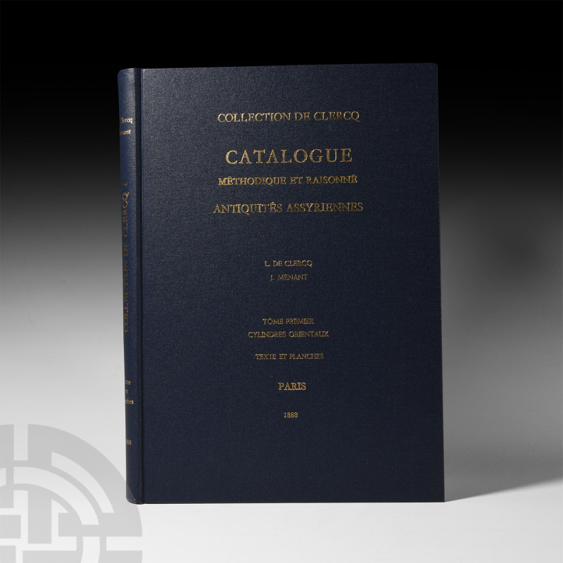Archaelogical Books - Collection de Clercq - Catalogue Antiquités Assyriennes - ...