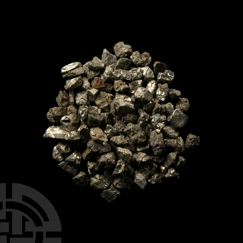 Natural History - Pyrite Crystal Group
A group of 100 pyrites or 'fool's gold' ...