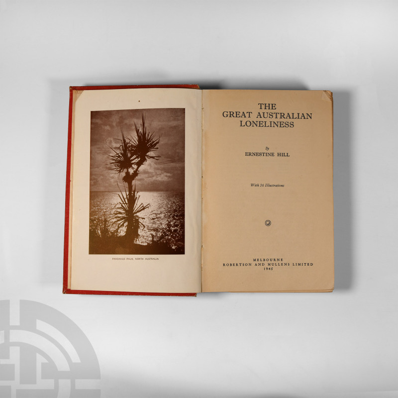 Natural History Books - Hill - The Great Australian Loneliness - 1945
Published...