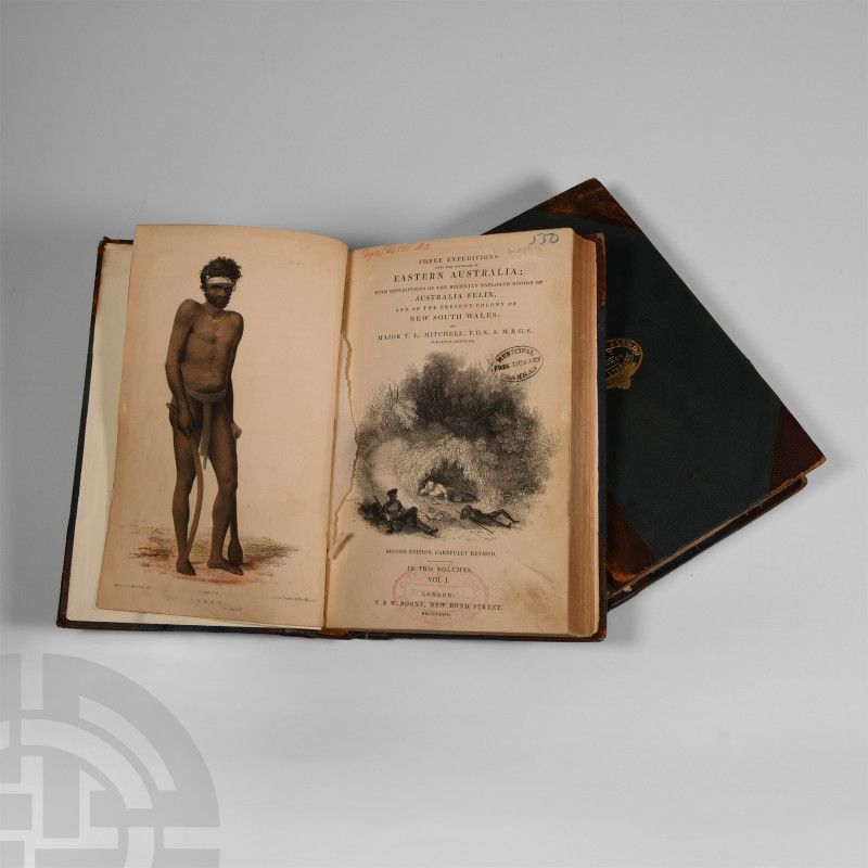 Natural History Books - Mitchell - Three Expeditions Into the Interior of Easter...