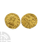 Saxon Coins - Merovingian - Pseudo-Imperial Gold Tremissis