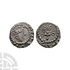 Anglo-Saxon Coins - Primary Phase - Series BIIIA, Type 27a - Bird on Cross AR Sceatta