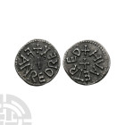 Anglo-Saxon Coins - Northumbria - Eanred / Hvaetred - Regal Issue AR Sceatta