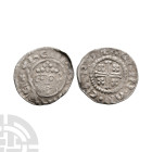 English Medieval Coins - Henry II - Carlisle / Alain - Short Cross AR Penny
