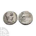 Ancient Roman Republican Coins - C Vibius C f Pansa - Minerva AR Denarius