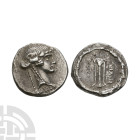 Ancient Roman Republican Coins - L Manlius Torquatus - Sibyl AR Denarius