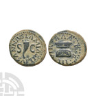Ancient Roman Imperial Coins - Augustus - Lammius Silius Annius AE Quadrans