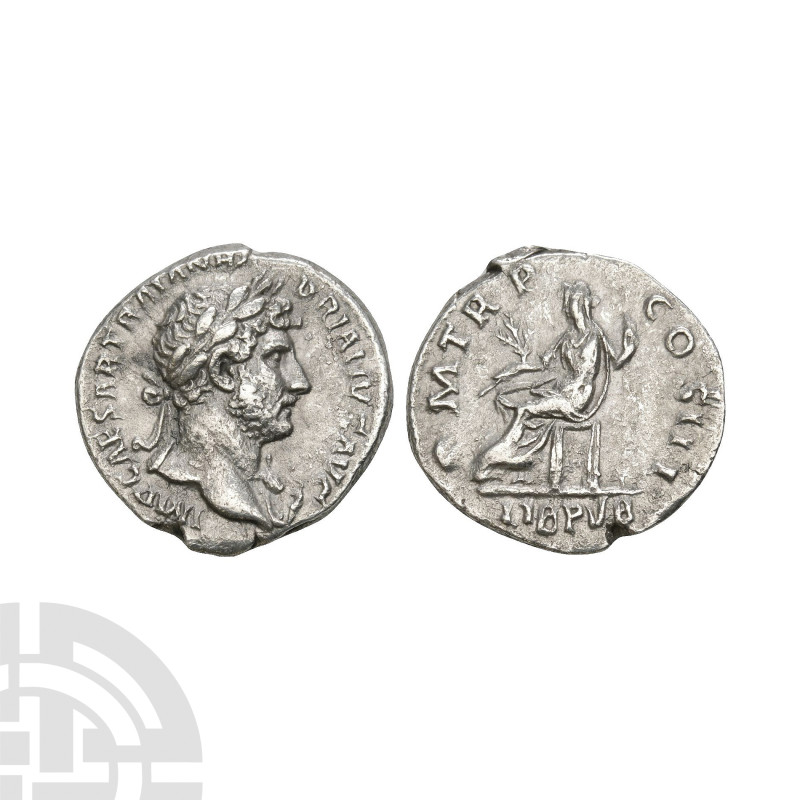 Ancient Roman Imperial Coins - Hadrian - Libertas AR Denarius
123 A.D. Rome min...
