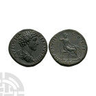 Ancient Roman Imperial Coins - Marcus Aurelius - Minerva AE Sestertius