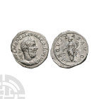 Ancient Roman Imperial Coins - Macrinus - Aequitas AR Denarius
