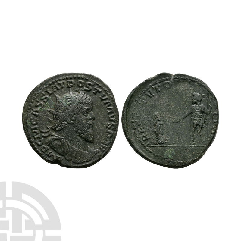 Ancient Roman Imperial Coins - Postumus - Gallia AE Sestertius
260 A.D. Cologne...