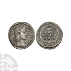 Ancient Roman Imperial Coins - Constantius II - Wreath AR Siliqua