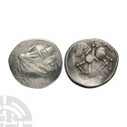 Celtic Iron Age Coins - Danubian Celts - Imitative Horse AR Stater