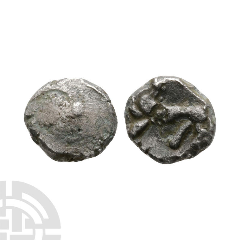 Celtic Iron Age Coins - Gaul(?) - Horse AR Half Unit
Late 1st century B.C. Obv:...