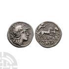 Celtic Iron Age Coins - Pinarius Natta - Celtic Copy AR Denarius