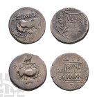 Ancient Greek coins Dyrrachium and Apollonia - AR Drachm Group [2]