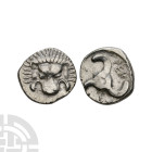 Ancient Greek Coins - Perikle - Dynast - Triskeles AR Fraction