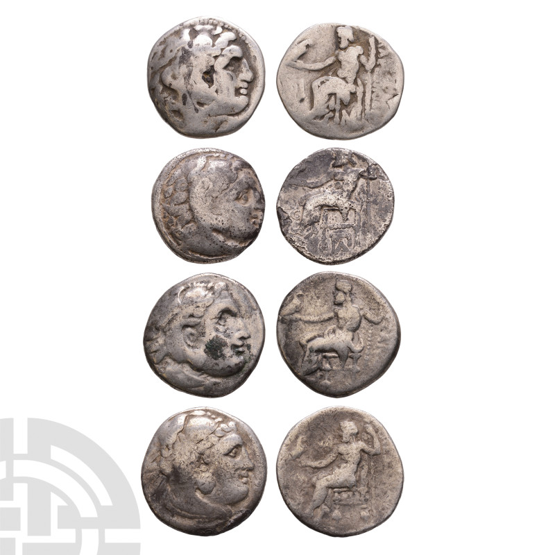 Ancient Greek Coins - Alexander III (the Great) - AR Drachm Group [4]
4th centu...