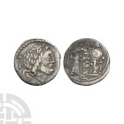 Ancient Roman Republican Coins - P Vettius Sabinus - Victory AR Quinarius