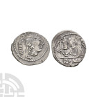 Ancient Roman Republican Coins - C Egnatuleius C f - Victory AR Quinarius