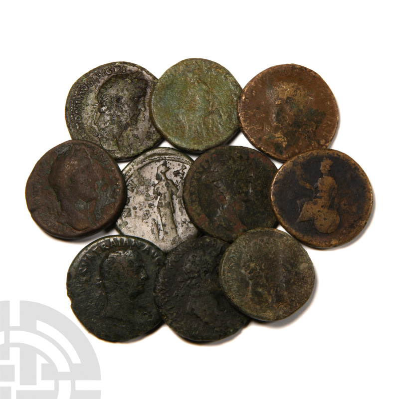 Ancient Roman Imperial Coins - Nerva and Later - Mixed Sestertii Group [10]
1st...