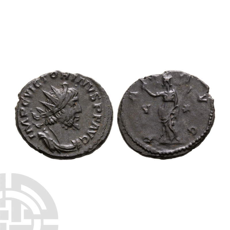 Ancient Roman Imperial Coins - Victorinus - Pax AE Antoninianus
270-271 A.D. Co...