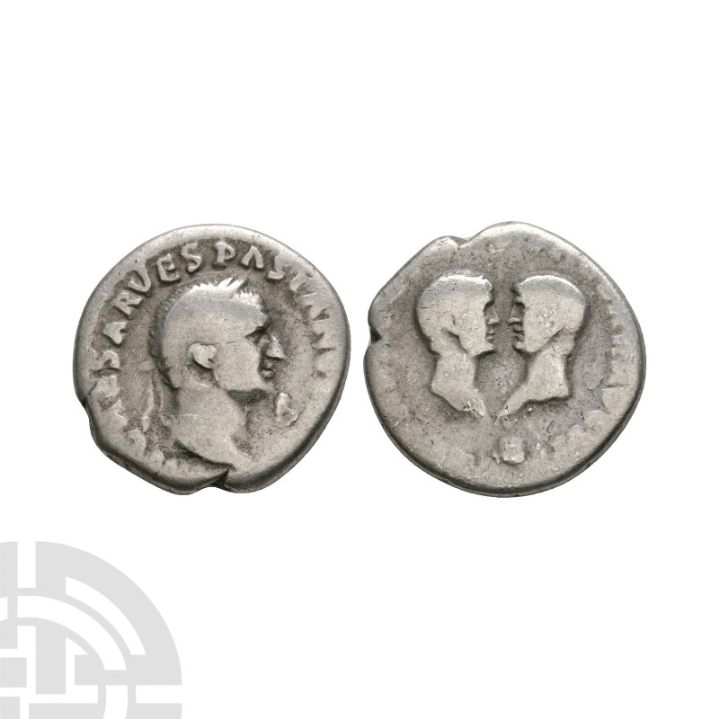 Ancient Roman Imperial Coins - Vespasian - Facing Heads AR Denarius
69-70 A.D. ...