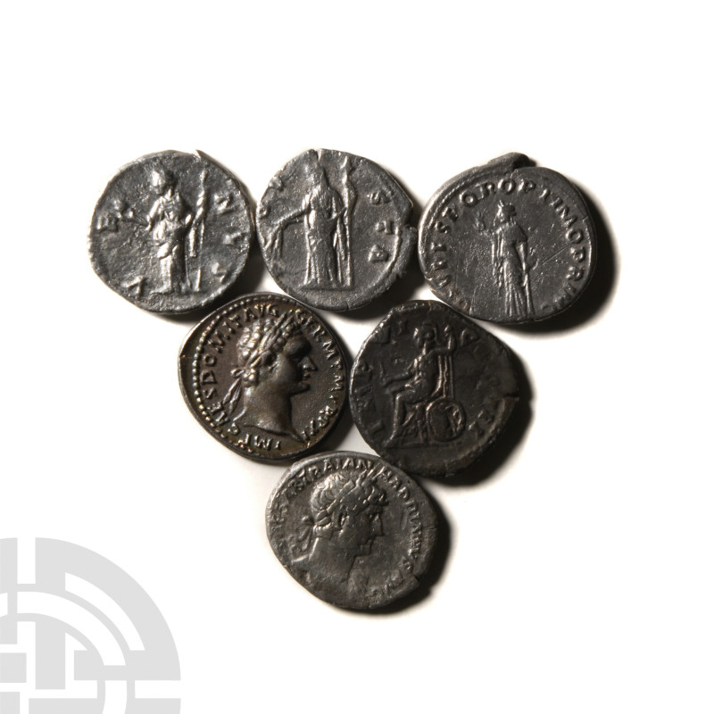 Ancient Roman Imperial Coins - Domitian and Later - Denarii Group [6]
1st-3rd c...