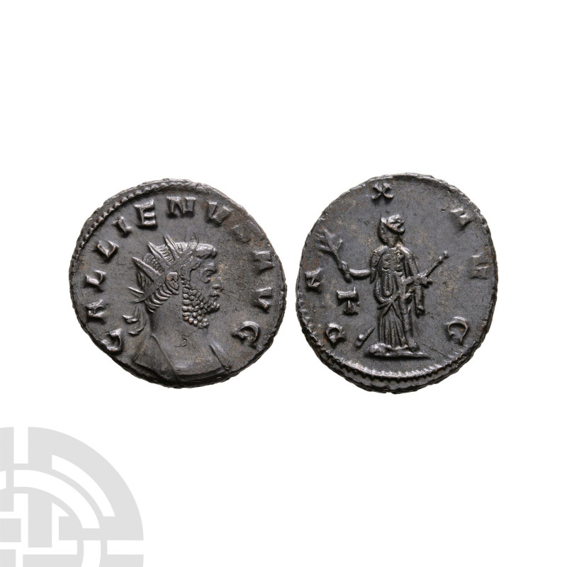 Ancient Roman Imperial Coins - Gallienvs - Pax AE Antoninianus
266-267 A.D. Sis...