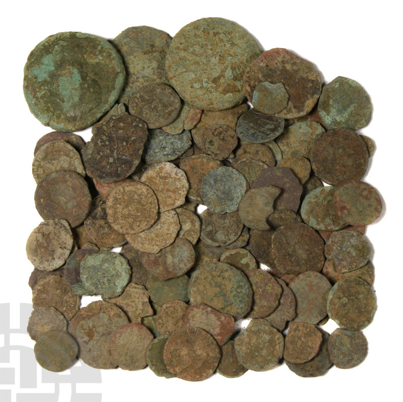 Ancient Roman Imperial Coins - Late Bronzes Group [100]
2nd-4th century A.D. Gr...