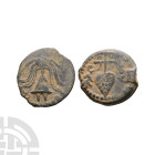 Ancient Roman Provincial Coins - Augustus - Judea - Herod Archelaus - AE Prutah
