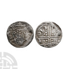 English Medieval Coins - Henry III - London / Davi - Long Cross Penny