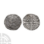 English Medieval Coins - Henry VI - Calais - Rosette-Mascle / Annulet Mule AR Halfpenny