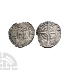 English Medieval Coins - Richard II - York - Long Cross Penny