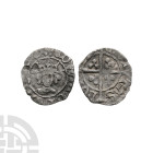 English Medieval Coins - Edward IV - London - AR Halfpenny