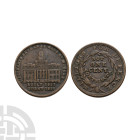 World Coins - USA - New York - 1837 - Merchants Exchange Token Cent