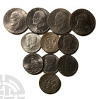 World Coins - USA - Dollars and Half Dollars Group [11]