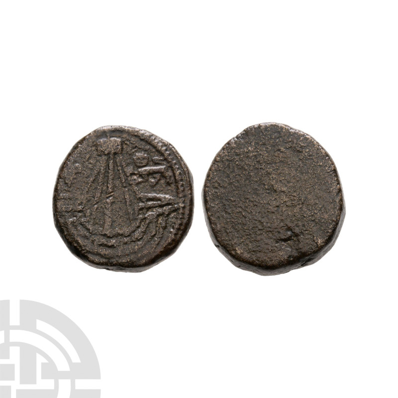 Coin Weights - England - Noble - Uniface Coin Weight
15th century A.D. Round fl...