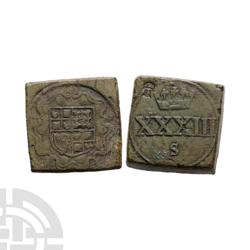 Coin Weights - James I - Rose Ryal XXXIII Shillings - Verified Coin Weight
17th...