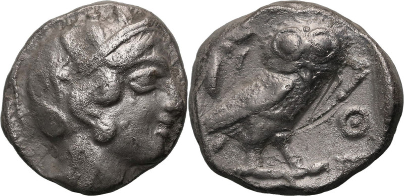 Greece, Attica, Tetradrachm, after 449 BC, Athens Weight 16,44 g, 23 mm. Scratch...